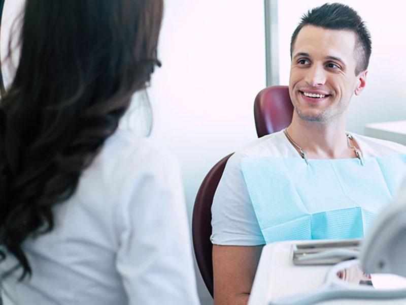 a doctor consulting a patient