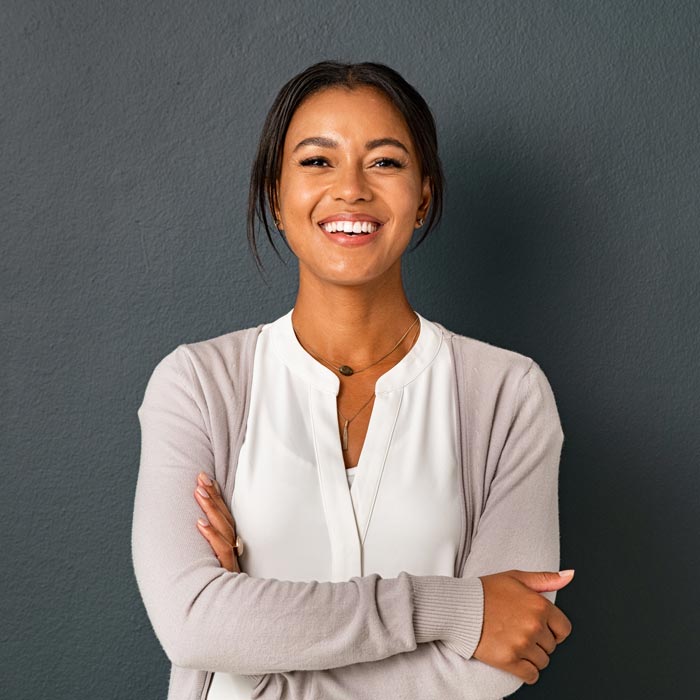 smiling woman